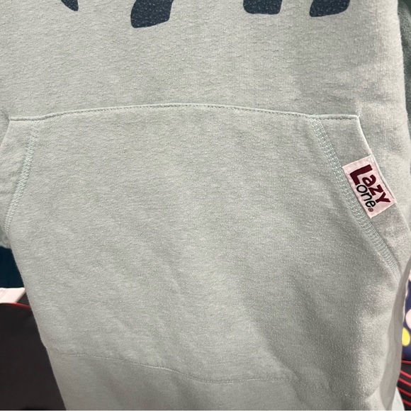 Lazy One Oversized Sleep Mountain Moose Sleep Hoodie Long Length Lounge Large XL - Picture 6 of 11